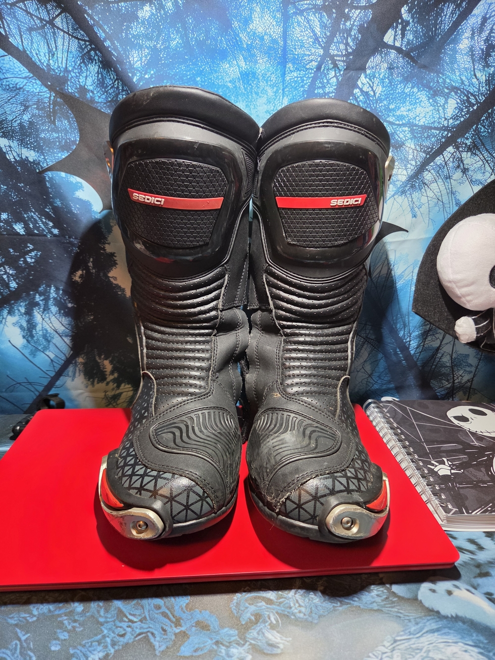 Sedici Motocycle Racing Boots Size US 9 EU 42